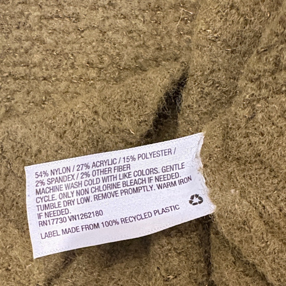 Olive Green Turtleneck Sweater - Picture 7 of 7